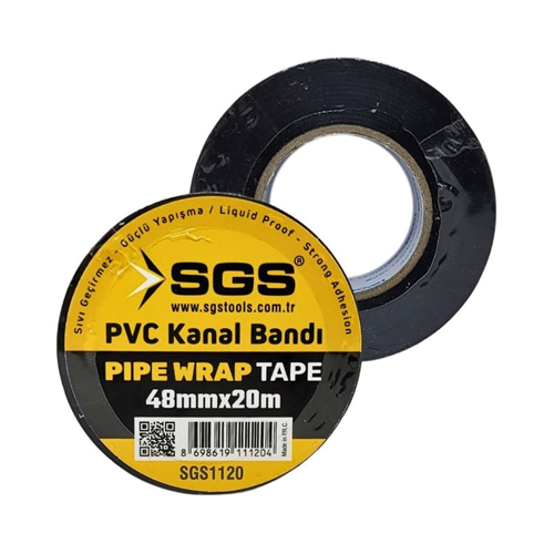 SGS PVC KANAL BANDI  48mmX20m  KL:24